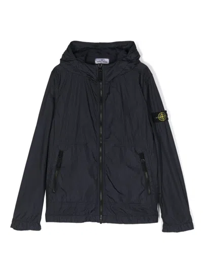 Stone Island Junior Kids'  Jacket In Blue