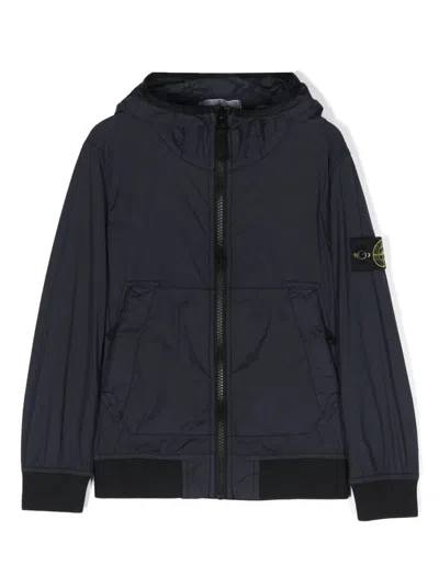 Stone Island Junior Jacket In Blue