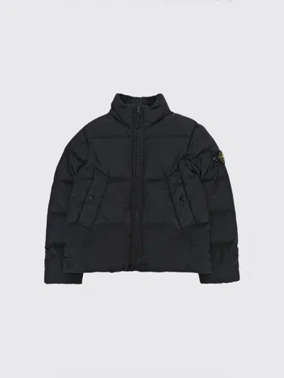 Stone Island Junior Jacket Kids Color Black