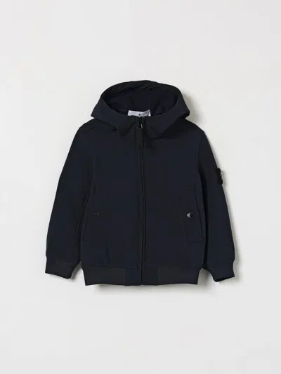 Stone Island Junior Jacket Kids Color Navy In Blue