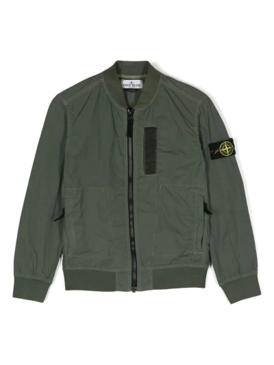 Stone Island Junior Kids' Jacket In Green