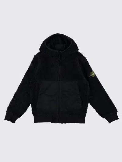 Stone Island Junior Jacket  Kids Color Black In Schwarz