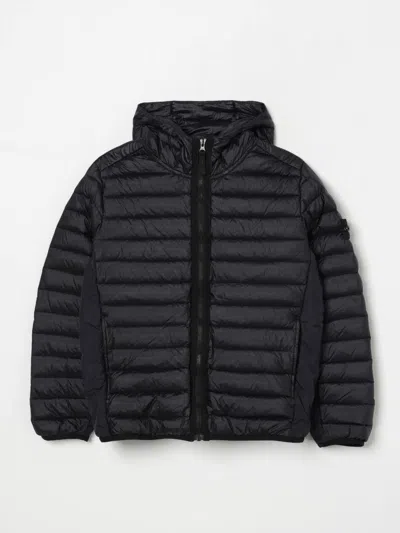Stone Island Babies' Coat  Junior Kids Color Blue