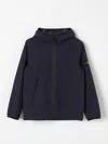 Stone Island Compass-badge Jacket In Blau