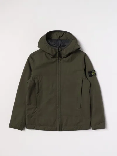 Stone Island Jacket  Junior Kids Color Green