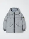 STONE ISLAND JUNIOR JACKET STONE ISLAND JUNIOR KIDS COLOR GREY,420298020