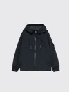 Stone Island Hooded Jacket In Navy