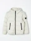 Stone Island Jacket  Junior Kids Color White In Weiss