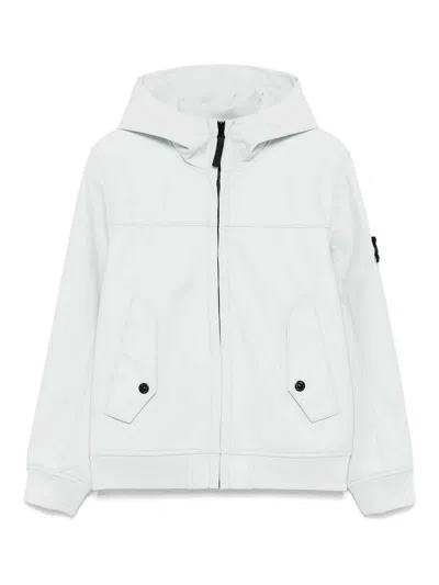 Stone Island Kids' Chaqueta Casual - Azul In White
