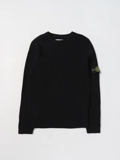 Stone Island Sweater  Junior Kids Color Black