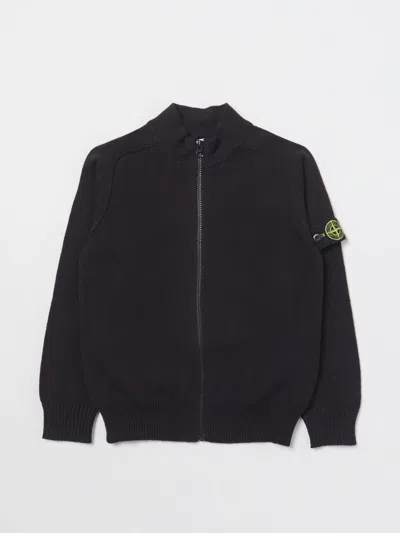 Stone Island Sweater  Junior Kids Color Blue