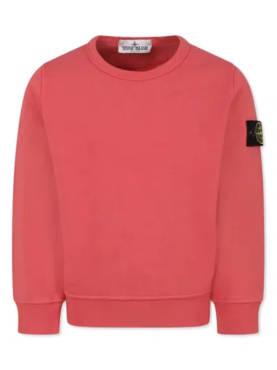 Stone Island Junior K1s166100011.s0040 In Red