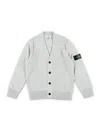 Stone Island Knit Cardigan In Grey