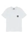 Stone Island Compass Cotton Jersey T-shirt In Blue