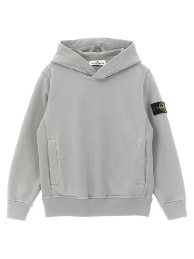 Stone Island Junior Logo Badge Hoodie
