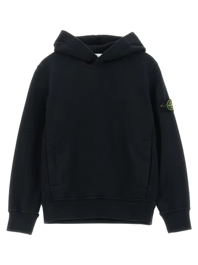 Stone Island Junior Logo Badge Hoodie