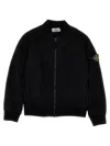 Stone Island Logo Badge Jacket In Black