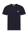 Stone Island T-shirt Con Logo In Blue