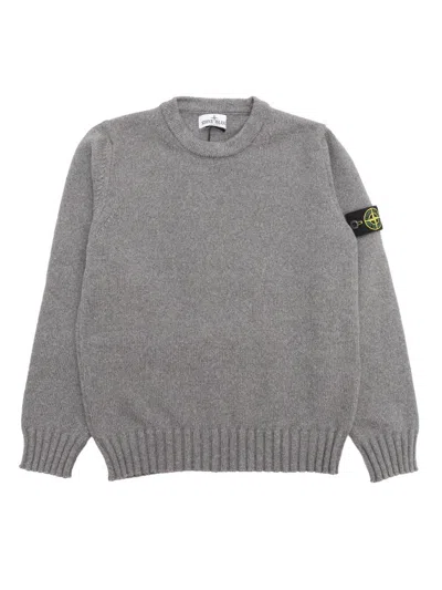 STONE ISLAND LOGO PATCH CREWNECK JUMPER
