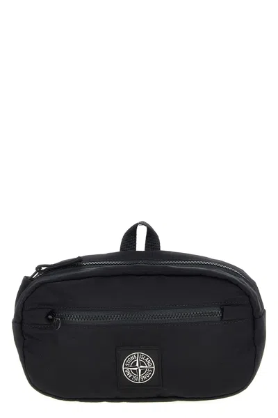 Stone Island Junior Logo Patch Fanny Pack