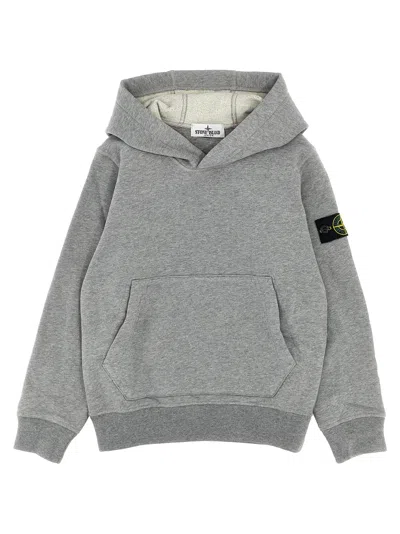 Stone Island Junior Logo Patch Hoodie