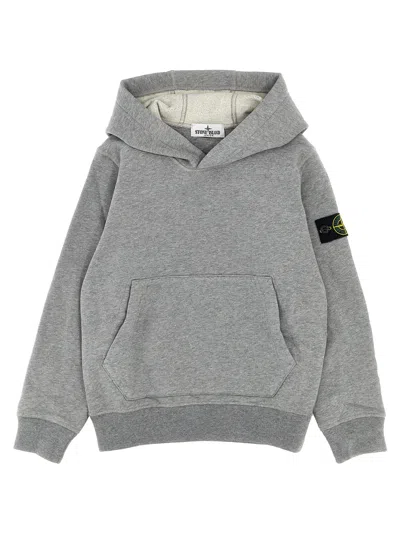 STONE ISLAND LOGO PATCH HOODIE