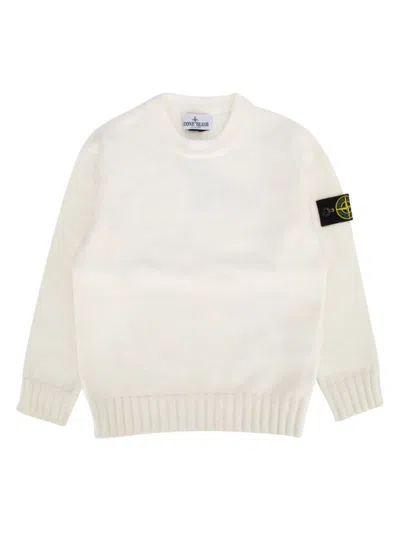 Stone Island Junior Jumper  Kids In White