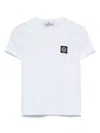 Stone Island Compass Cotton Jersey T-shirt In White