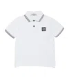 Stone Island Polo Shirt  Junior Kids Color White In White