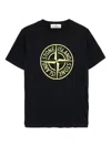 Stone Island Logo-print T-shirt In Blue