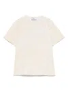 Stone Island Logo-print T-shirt In Nude
