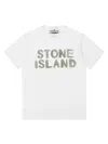 Stone Island Logo-print T-shirt In White