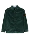 STONE ISLAND JUNIOR LONG-SLEEVE CORDUROY SHIRT