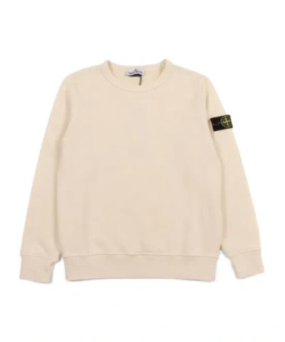 STONE ISLAND STONE ISLAND JUNIOR LONG SLEEVED LOGO PATCH SWEATSHIRT