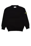 Stone Island Felpa In Black