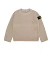 Stone Island Junior Maglia In Naturalbeige