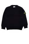 Stone Island Felpa In Navyblue
