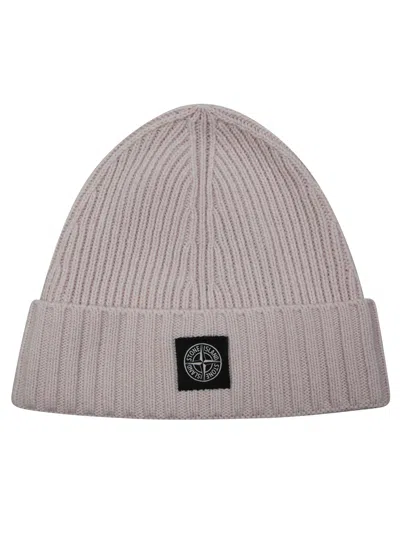 Stone Island Junior Mini Beanie In Rosa