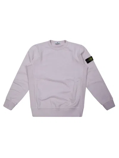 Stone Island Junior Mini Sweatshirt In Blue