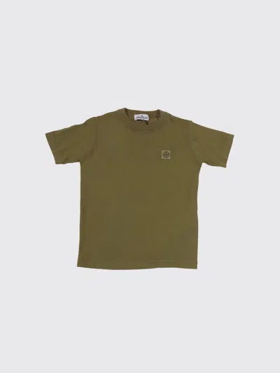 Stone Island Junior T-shirt Kids Color Green