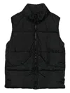 Stone Island Giubbotto S/maniche Vera Piuma Rds In Black