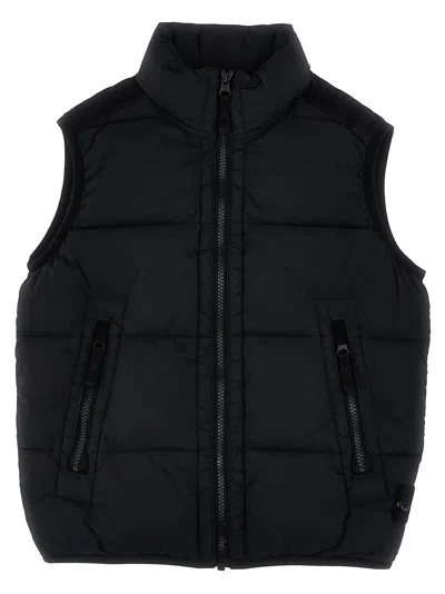 Stone Island Kids' Padded Vest In Black