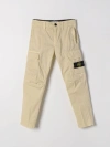 Stone Island Junior Pants  Kids Color Beige