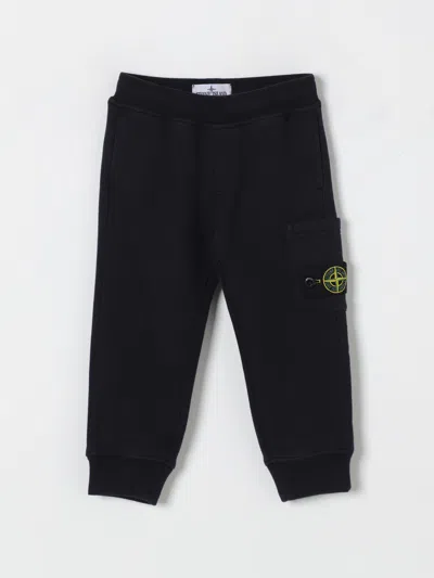 Stone Island Pants  Junior Kids Color Blue In 蓝色