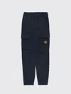 Stone Island Pants  Junior Kids Color Blue In Blau