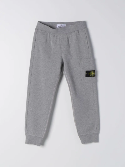 Stone Island Pants  Junior Kids Color Dust In Dust