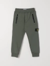 Stone Island Junior Pants  Kids Color Green