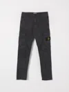 Stone Island Pants  Junior Kids Color Grey In Grey