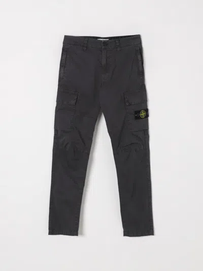 Stone Island Pants  Junior Kids Color Grey