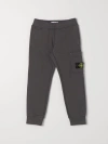 Stone Island Pants  Junior Kids Color Grey